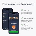 Dog GPS Tracker - Real-Time Location Tracking Device with App - Smart Alerts & Geo-Fence - Collar-Compatible, Waterproof - Long-Life Battery - 4G Built-in SIM - iOS & Android (Subscription Required)