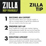 Zilla Reptile Terrarium Bedding Substrate Jungle Mix, 8 Quart