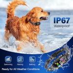 Dog Bark Collar for Large Medium Small Dogs, Smart Automatic AI Bark Collar for Dogs,Effective Anti Barking Training Collar with IP67 Waterproof, 6 Safe Training Modes and 8-Level Sensitivity