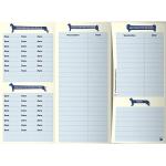 ANZON MORIES Dog Vaccination Record Cards 24 Packs with Storage Pocket for Micro Chips, Accessories, Large 8 x 10.5 Inch Puppy and Canine Vaccines Shot Memo for Doggy Medical Grooming Kennel Care