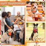 Sweetude 100 Pcs Fall Dog Bandanas Bulk Plaid Bandanas for Dog Autumn Thanksgiving Pet Scarf Bibs Adjustable Triangle Kerchief Grooming Supplies Pet Costume for Small Medium Large