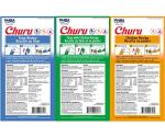 INABA Churu Lickable Purée Natural Cat Treats Tuna & Chicken 3 Flavor Assortment of 12 Tubes