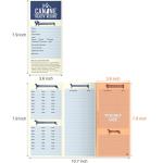 ANZON MORIES Dog Vaccination Record Cards 24 Packs with Storage Pocket for Micro Chips, Accessories, Large 8 x 10.5 Inch Puppy and Canine Vaccines Shot Memo for Doggy Medical Grooming Kennel Care