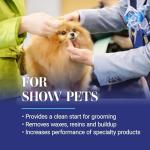 Chris Christensen Clean Start Clarifying Dog Shampoo - Pro-Vitamin Formula That Won’t Strip The Coat! Removes Product Build-up, Waxes, Oil and Dirt (16 Ounces)