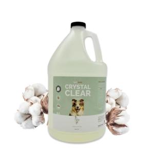 Bark2Basics Crystal Clear Dog Shampoo, 1 Gallon | All Natural Ingredients, Gentle Clean, Fragrance and Color Free | Crafted with a Unique Herbal Blend