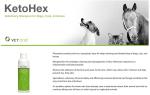 KetoHex Cat and Dog Shampoo - 16 oz Anti Bacterial Cat & Dog Flea And Tick Treatment, For Sensitive Skin Infections & Lesions, Protects & Moisturizes, Antifungal Treatment For Dogs & Cats - VetOne