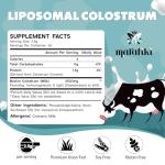 Marafiki Liposomal Bovine Colostrum Supplement - Grass Fed Colostrum Powder - High Bioavailability, Easy to Mix (60 Servings)