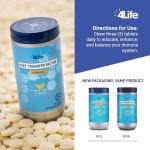 4Life Transfer Factor Chewable Tri-Factor Formula -with Cow Colostrum and Chicken Egg Yolk Extracts - Citrus Cream Flavor - 90 Chewable Tablets