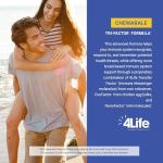4Life Transfer Factor Chewable Tri-Factor Formula -with Cow Colostrum and Chicken Egg Yolk Extracts - Citrus Cream Flavor - 90 Chewable Tablets