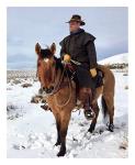 Outback Trading M None 2042 Low Rider Waterproof Breathable Full-Length Oilskin Duster Coat, Black, Medium