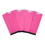 SHOOFLY Horse Leggins, Patented Loose Fitting Boots, Breathable Plastic Mesh (Pink/Medium)