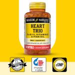 Mason Natural Vitamin, Co Q-10, Vitamin E and Fish Oil, 60 Softgels