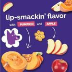 Fruitables Baked Dog Treats Variety 4 Pack (Pumpkin & Apple, Banana, Blueberry, Cranberry) - 7 oz (4 Pack)
