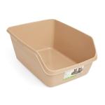 So Phresh Scatter Shield High-Back Litter Box, Tan, X-Large, 24" L X 18" W X 10" H
