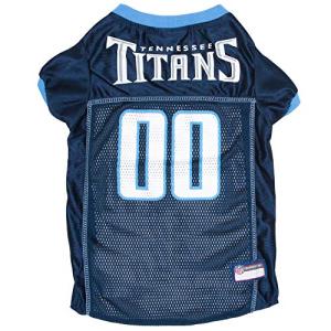 NFL Tennessee Titans Dog Jersey, Size: Small. Best Football Jersey Costume for Dogs & Cats. Licensed Jersey Shirt