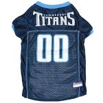 NFL Tennessee Titans Dog Jersey, Size: Small. Best Football Jersey Costume for Dogs & Cats. Licensed Jersey Shirt