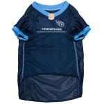 NFL Tennessee Titans Dog Jersey, Size: Small. Best Football Jersey Costume for Dogs & Cats. Licensed Jersey Shirt