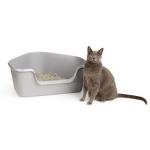 So Phresh High-Back Corner Grey Litter Box