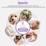 BESTLE Dog Wipes, 100 Count Pet Grooming Wipes, Conditioning Shine Coat, Cleaning and Deodorizing, Pet Wipes for Dogs & Cats, for Sensitive Skin (Lavender)