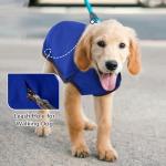 ROZKITCH Dog Winter Coat Soft Pullover Pajamas, Pet Windproof Warm Cold Weather Jacket Vest Cozy Onesie Jumpsuit Apparel Outfit Clothes for Small, Medium, Large Dogs Walking Hiking Travel Sleep Blue