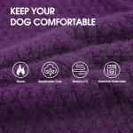 IECOii Purple Extra Large Dog Sweater, Warm Winter Coat for Large Dogs, Knitwear, Doberman, Great Dane, 4XL