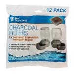 Filters for Petmate Replendish and Petmate Mason Pet Fountains, Pack of 12 For Dog