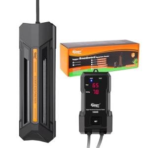 hygger 300W Aquarium Heater with Controller, Adjustable & Submersible Fish Tank Heater with Digital Display Safety Triple Protection Beeping Alarm for Saltwater and Freshwater 40-80 Gallon