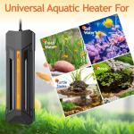 hygger 300W Aquarium Heater with Controller, Adjustable & Submersible Fish Tank Heater with Digital Display Safety Triple Protection Beeping Alarm for Saltwater and Freshwater 40-80 Gallon