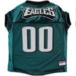 Pets First NFL Philadelphia Eagles Dog Jersey, Medium, Poly-mesh and Satin, Officially Licensed