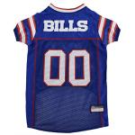 Pets First Buffalo Bills Dog Jersey, X-Large, Buffalo Bills Colors, Poly-mesh and Satin, Pull On, NFL Jerseys, Unisex, Breathable, for All Breed Sizes