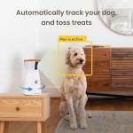 Furbo 360° Dog Camera: Pet Security Cam w/Barking Alerts, Rotating View, Treat Toss w/Phone App, Smart Home Puppy Monitoring, 2-Way Speaker, No Subscription Needed. Standard See, Talk, & Toss Features