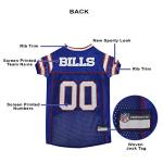 Pets First Buffalo Bills Dog Jersey, X-Large, Buffalo Bills Colors, Poly-mesh and Satin, Pull On, NFL Jerseys, Unisex, Breathable, for All Breed Sizes