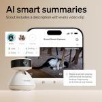 PETLIBRO AI Dog Camera Pet Camera Indoor with Phone App [Multi-Pet Recognition, Daily Activity Analysis & Smart Summaries] Cat Cam 360° View, 1080P Dog Cam Night Vision, 2-Way Audio WiFi Cam