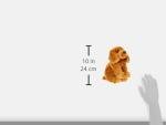Living Nature Cocker Spaniel Stuffed Animal | Fluffy Dog Animal | Soft Toy Gift for Kids | 9 inches