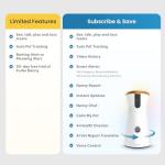 Furbo 360° Dog Camera: Pet Security Cam w/Barking Alerts, Rotating View, Treat Toss w/Phone App, Smart Home Puppy Monitoring, 2-Way Speaker, No Subscription Needed. Standard See, Talk, & Toss Features