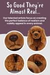 Living Nature Cocker Spaniel Stuffed Animal | Fluffy Dog Animal | Soft Toy Gift for Kids | 9 inches