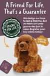 Living Nature Cocker Spaniel Stuffed Animal | Fluffy Dog Animal | Soft Toy Gift for Kids | 9 inches