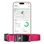 Fi New Series 3+ Smart Dog Collar - GPS Dog Tracker and Activity & New Fitness Monitor, Waterproof, LED Light, Escape Alerts, Nationwide Coverage [Free 6 Month Membership] (Pink, Large)