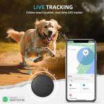 Vebiso GPS Tracker for Dogs (1 Pack), Mini GPS Cat Tracker, Smart Pet Activity Tracker (iOS Only), No Monthly Fee, Compatible with Apple Find My, Anti-Lost, Finder Tag for Vehicles/Pets/Kids/Items