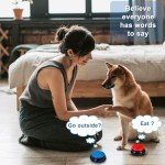 BoArt Dog Communication Voice Recording Buttons - 4 Pcs