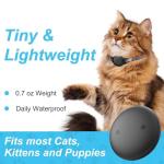 Vebiso GPS Tracker for Cats (1 Pack), Mini GPS Cat Tracker, Smart Pet Activity Tracker, No Monthly Fee, Compatible with Apple Find My(iOS Only), Anti-Lost, Finder Tag for Vehicles, Pets, Kids, Items