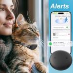 Vebiso GPS Tracker for Cats (1 Pack), Mini GPS Cat Tracker, Smart Pet Activity Tracker, No Monthly Fee, Compatible with Apple Find My(iOS Only), Anti-Lost, Finder Tag for Vehicles, Pets, Kids, Items