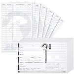 Juvale Pet Grooming Cards - 100-Pack, 8 x 5 in - Double-Sided Dog Grooming Client & Info Cards with Contact & Record Sections