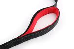 Primal Pet Gear Dog Leash 8ft Long - Black - Traffic Padded Two Handle - Heavy Duty - Double Handles Lead for Control Safety Training - Leashes for Large Dogs or Medium Dogs - Dual Handles Leads
