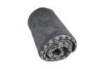 Devil Dog Premium Pet Drying Towel, Ultra-Soft, Highly Absorbent Microfiber Bath Towel for Dogs, Cats, and Other Animals - Gray, Large 24" x 35" 1200GSM 80% 20% Blend
