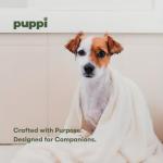 PUPPI Gentle Dog Shampoo (Amberis) | 15.5 fl oz. / 460 ml | Sulfate-Free Dog Wash | Enriched with Aloe Vera and Cucumber Extract | Hypoallergenic Dog Shampoo Sensitive Skin