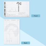 Juvale Pet Grooming Cards - 100-Pack, 8 x 5 in - Double-Sided Dog Grooming Client & Info Cards with Contact & Record Sections