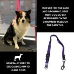 Groomers Helper® Patented 5/8" Loop - Pet Grooming Safety Loop for Dog Bathing, Dog Grooming & Trimming (Purple)