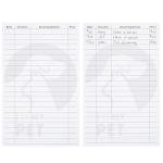 Juvale Pet Grooming Cards - 100-Pack, 8 x 5 in - Double-Sided Dog Grooming Client & Info Cards with Contact & Record Sections