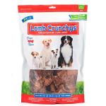 PCI Pet Center Inc. Lamb Crunchys Raw Dehydrated Lamb Lungs Dog Treats, 16 Ounce Pack, LAM-016MC